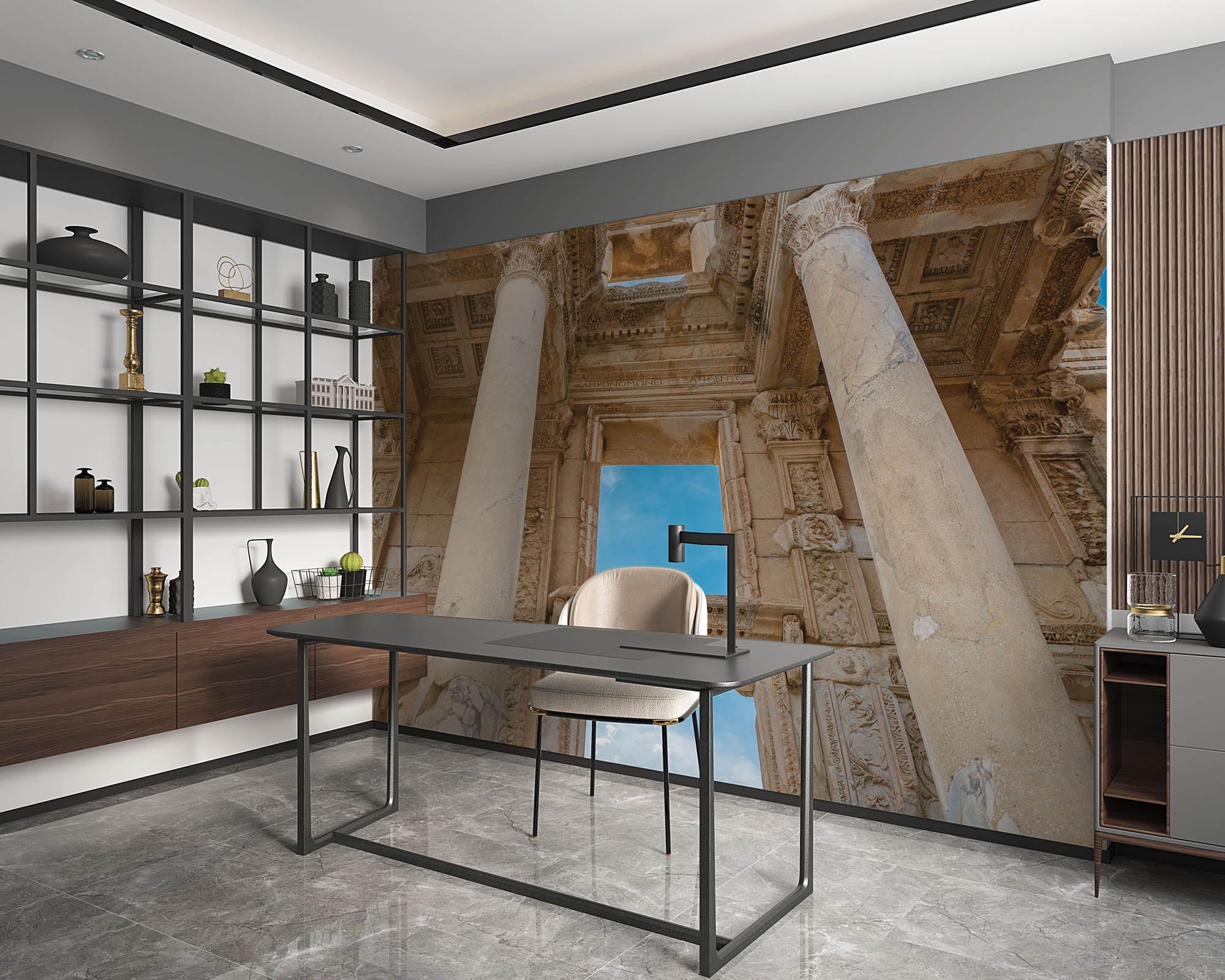 Het exterieur van Bibliotheek van Celsus - LW00048