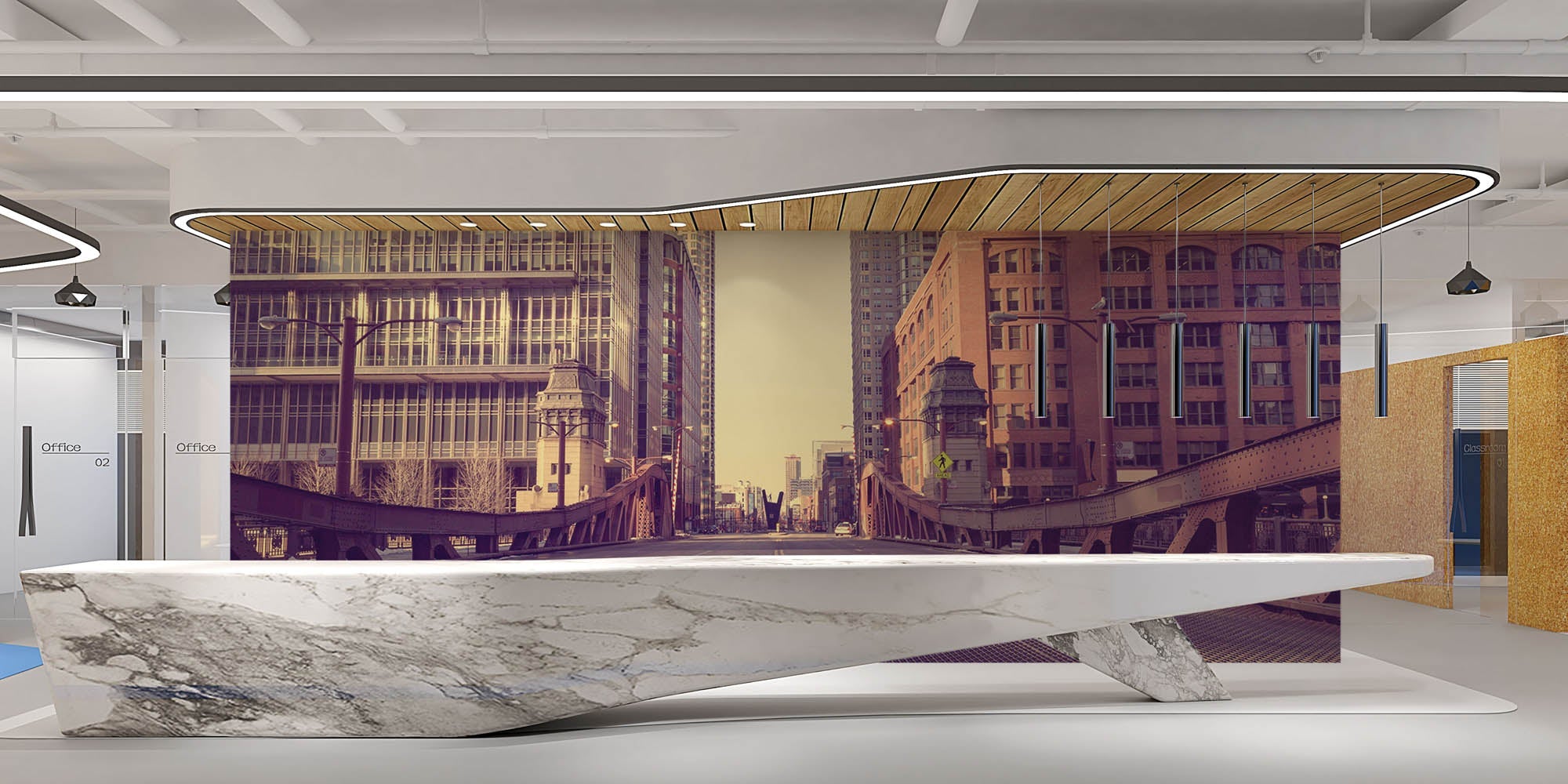 Photo vintage d'un pont - LW00354