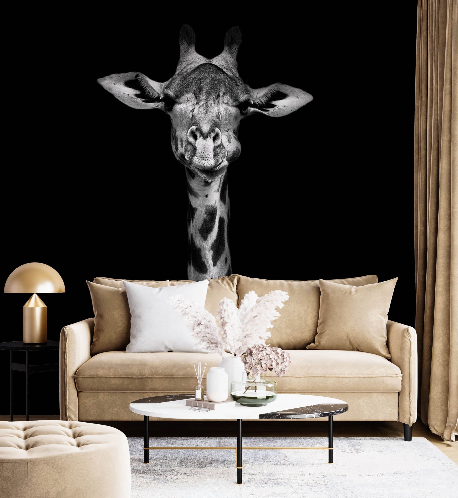 Hoofd giraf - LW00215