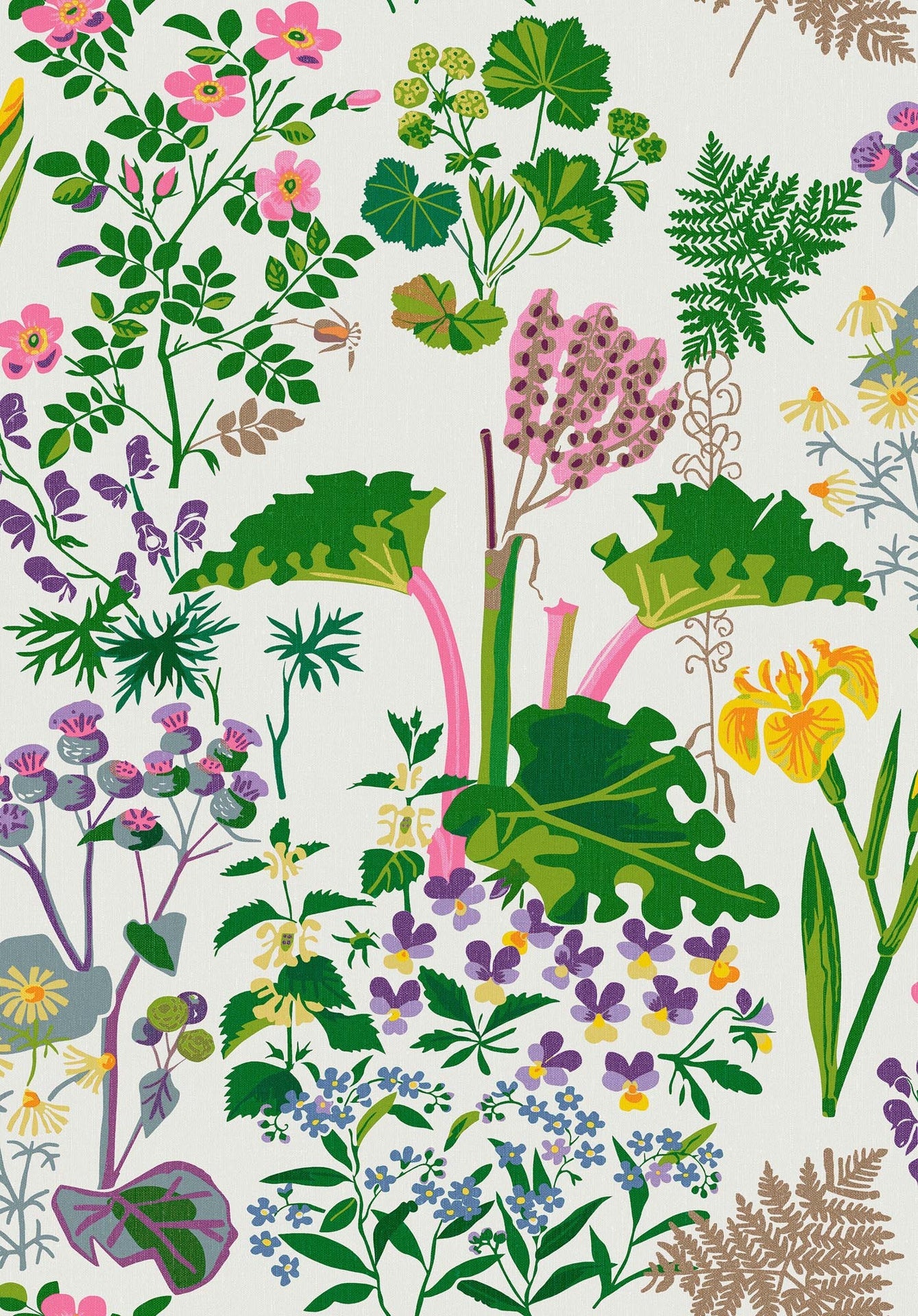 Boråstapeter Scandinavian Designers II Rabarber 1792