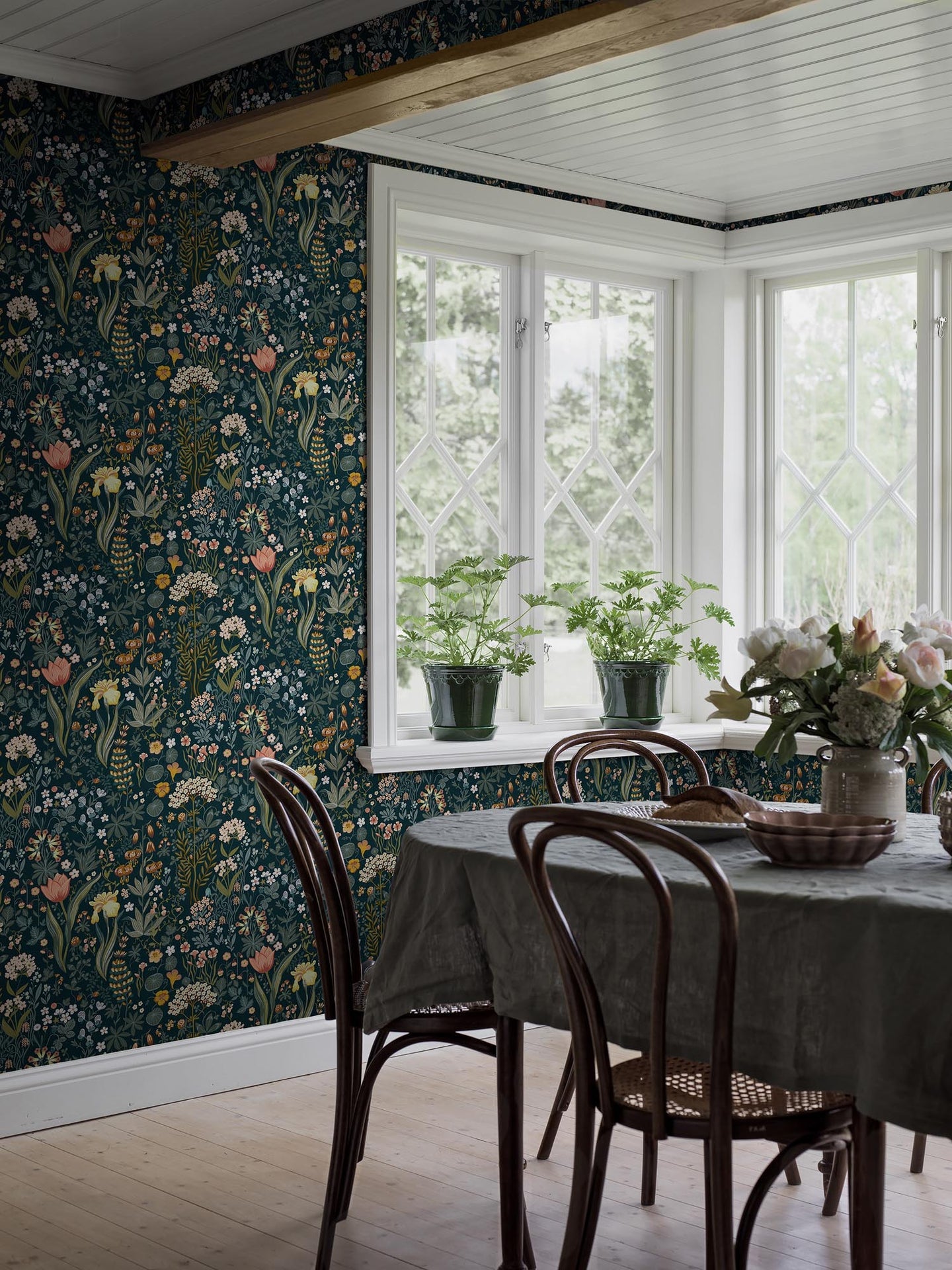 Boråstapeter New Heritage Blomsterhav 2055