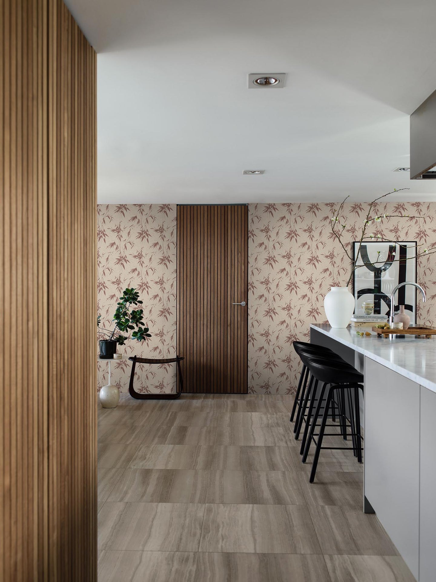 Boråstapeter Eastern Simplicity Ink Bamboo 3112