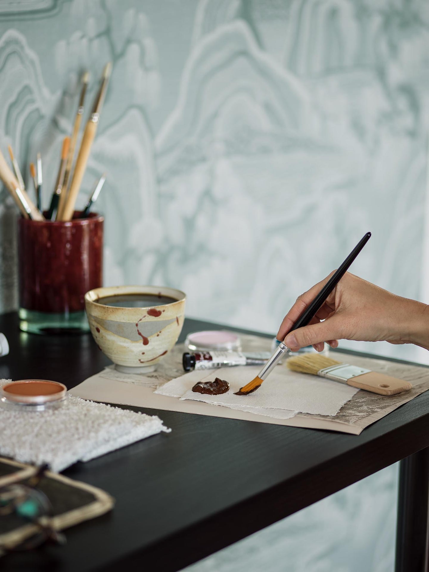 Boråstapeter Eastern Simplicity Indigo Garden 3131