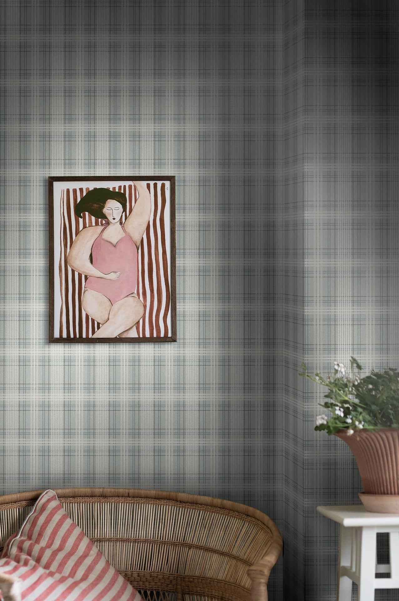 Boråstapeter Cottage garden Tailor´s Tweed 3580