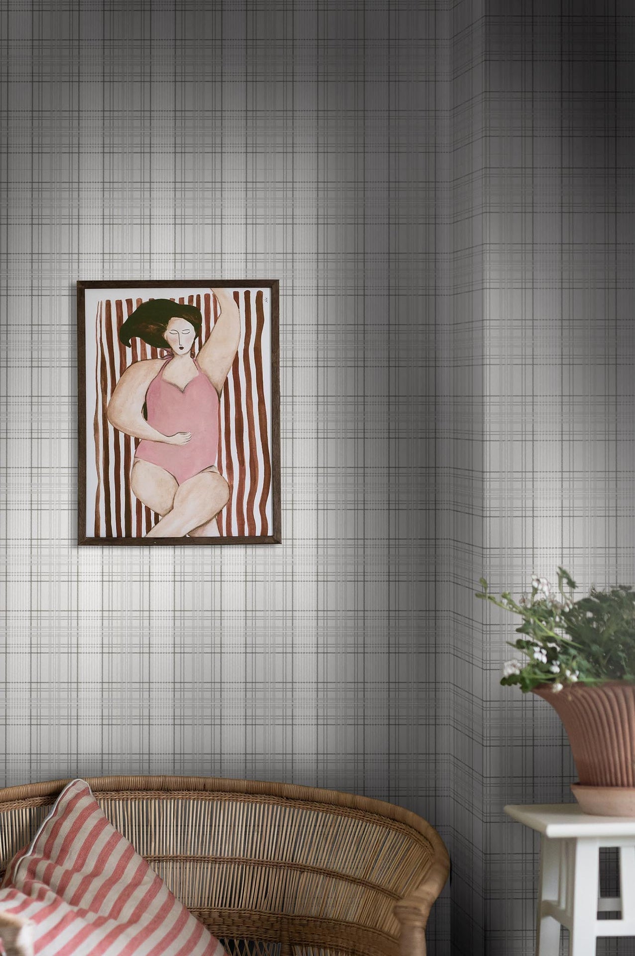 Boråstapeter Cottage garden Tailor´s Tweed 3581