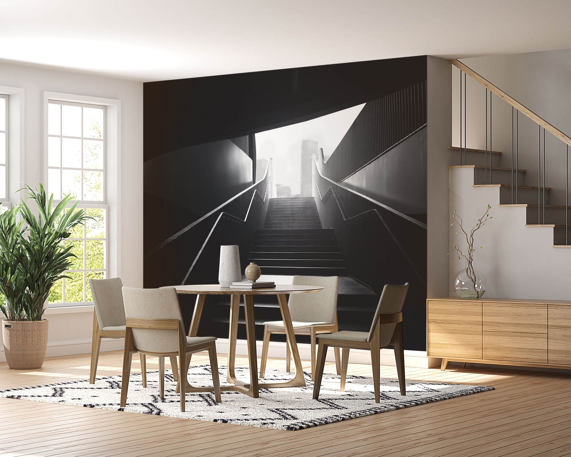 Escalier en ville - LW00029