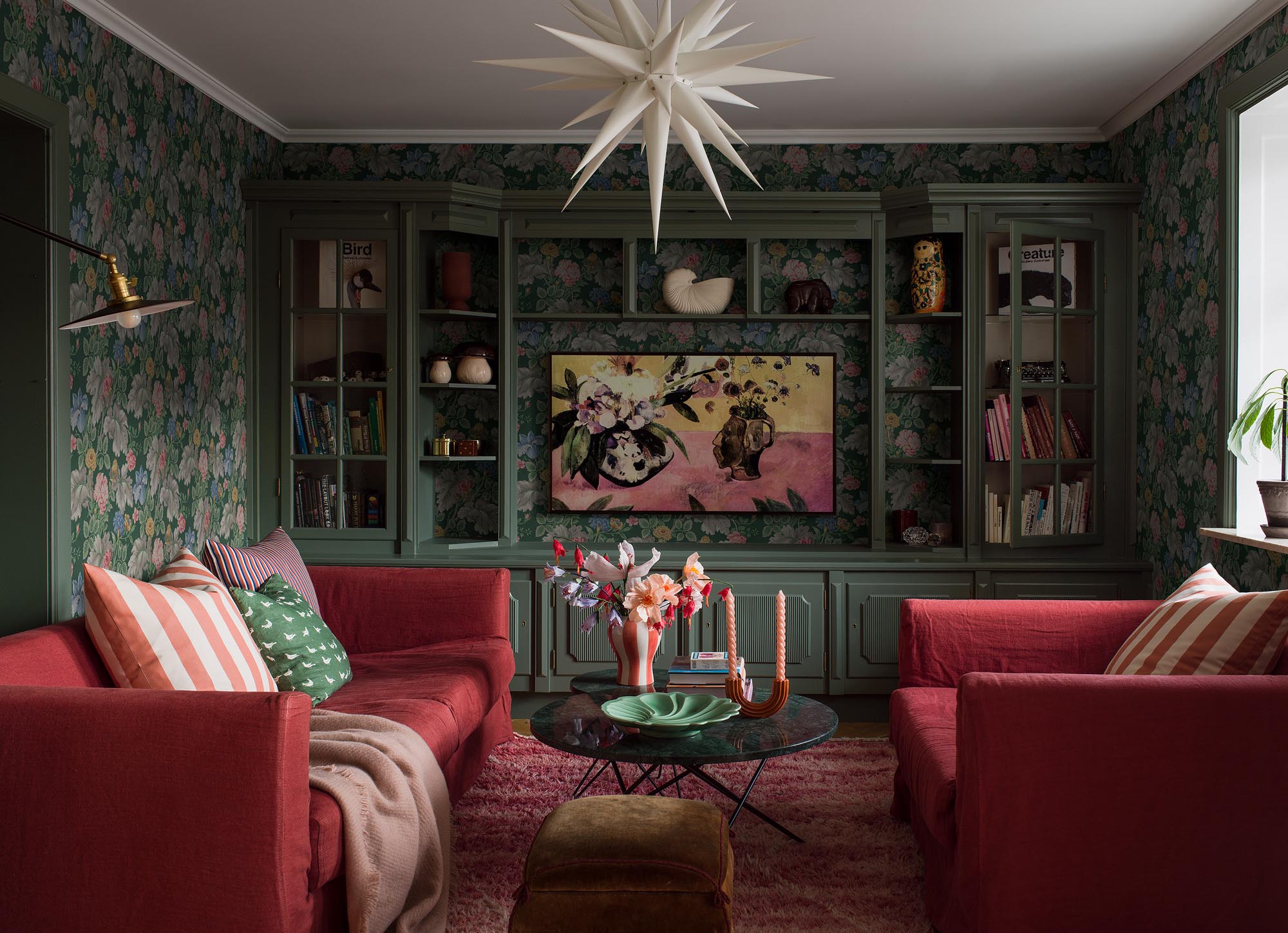 Boråstapeter New Heritage Carnation Garden 4834