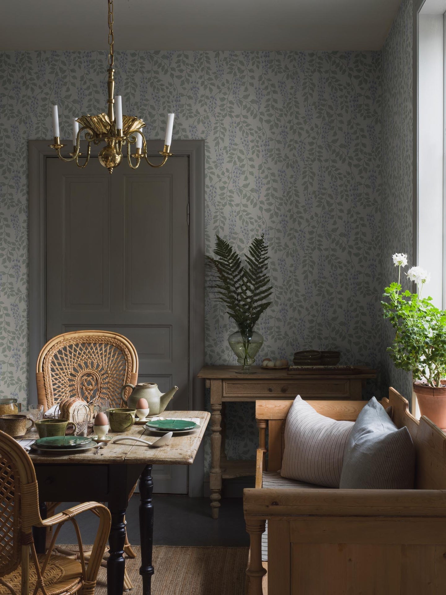 Boråstapeter Orangeri Blåregn 5707