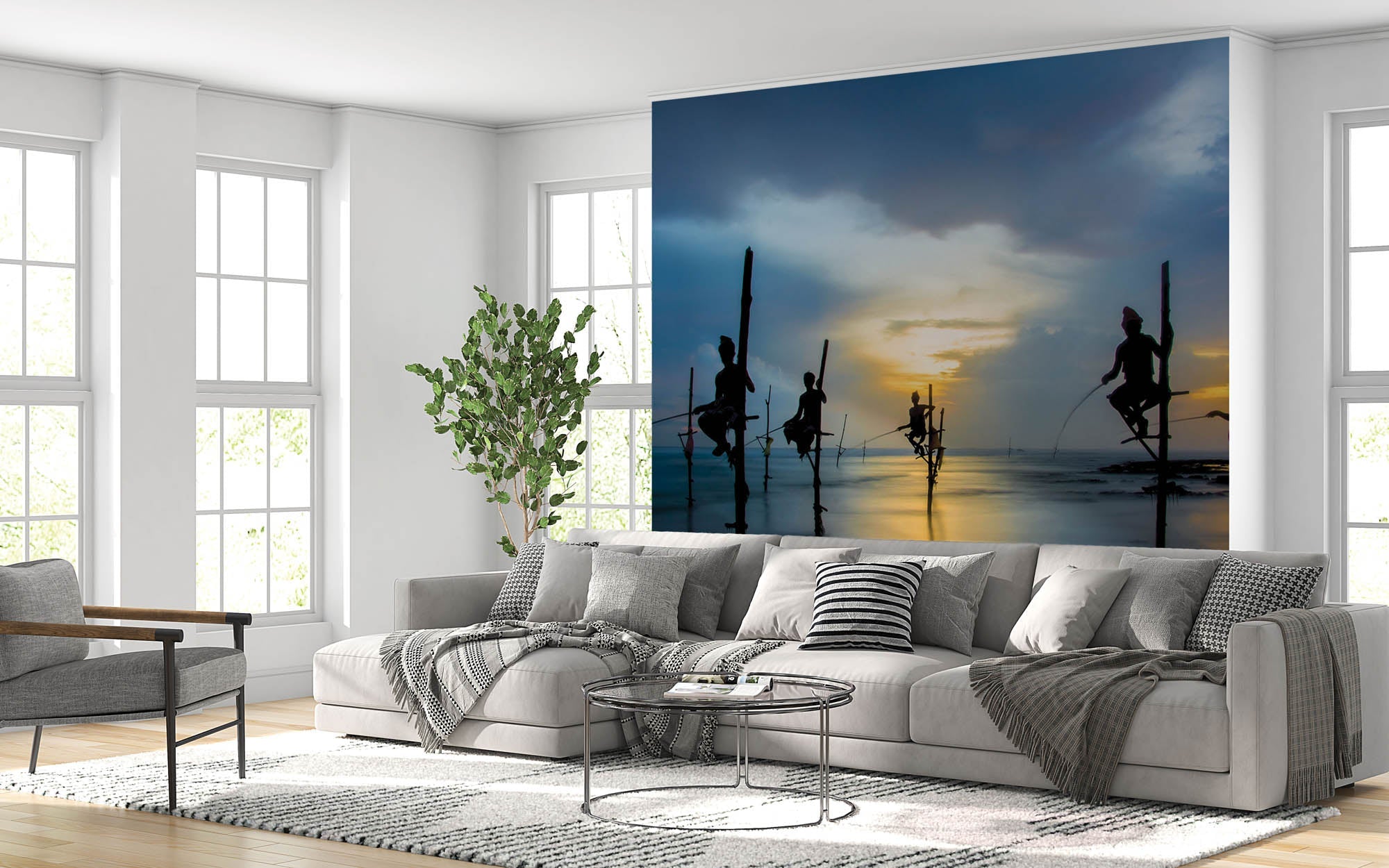 Pêcheurs traditionnels Sri Lanka - LW00089