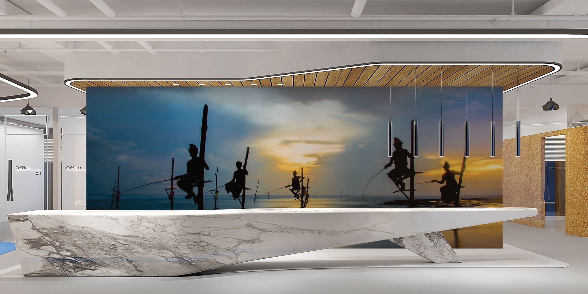 Pêcheurs traditionnels Sri Lanka - LW00089