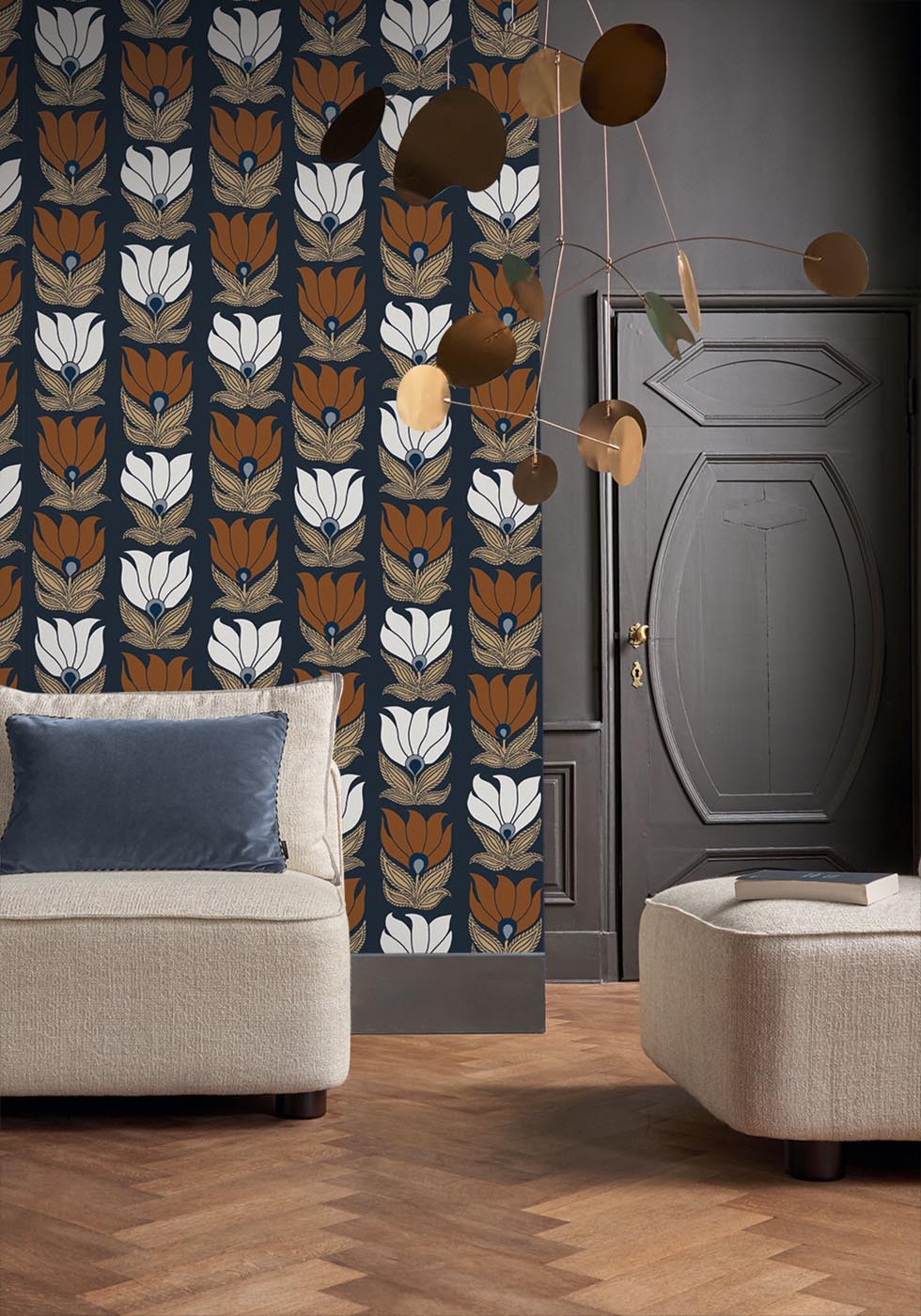 Casamance Square Jasmin Dauphine - 75691018