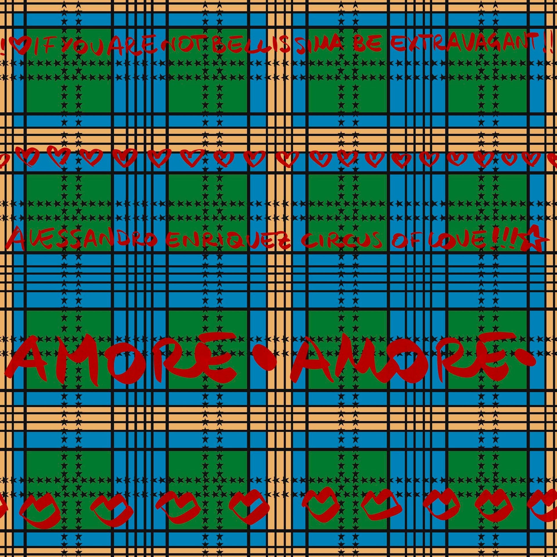 Hooked on Walls Enriquezland Amore Check 25513