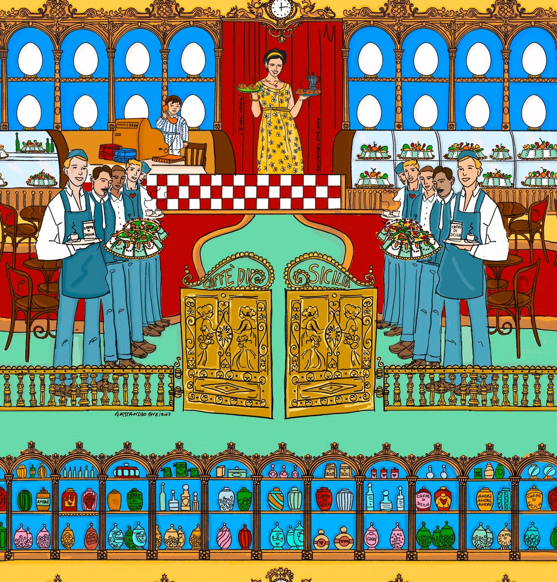 Hooked on Walls Enriquezland Pasticceria 25534