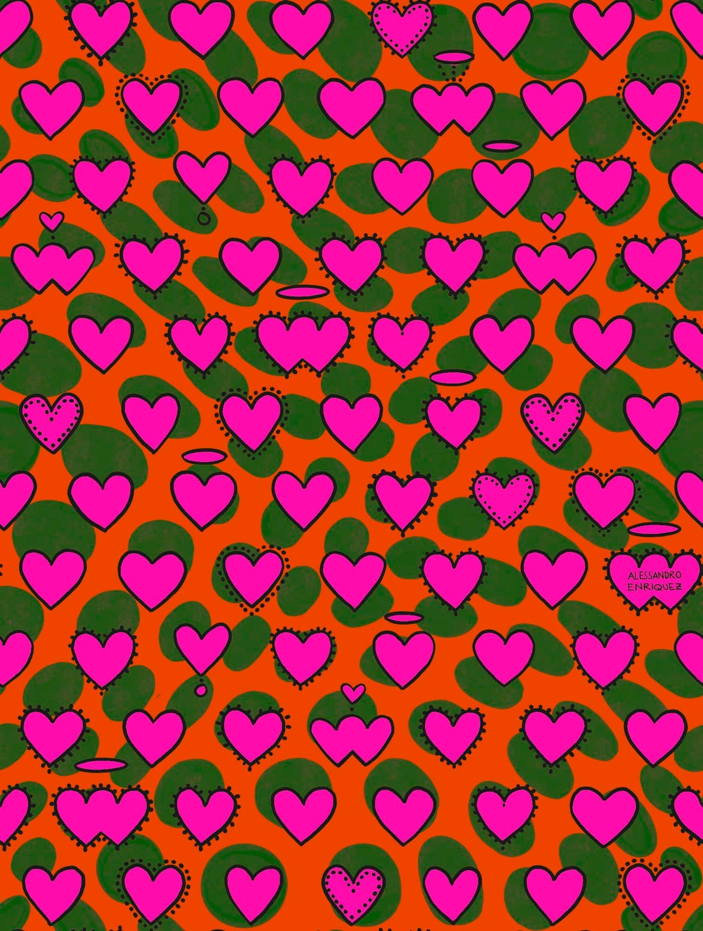 Hooked on Walls Enriquezland Psyco Cuori 25500