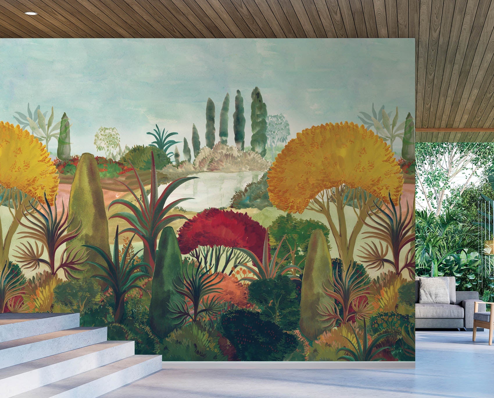 Hooked on Walls Marta Cortese Botanical Landscape 37871