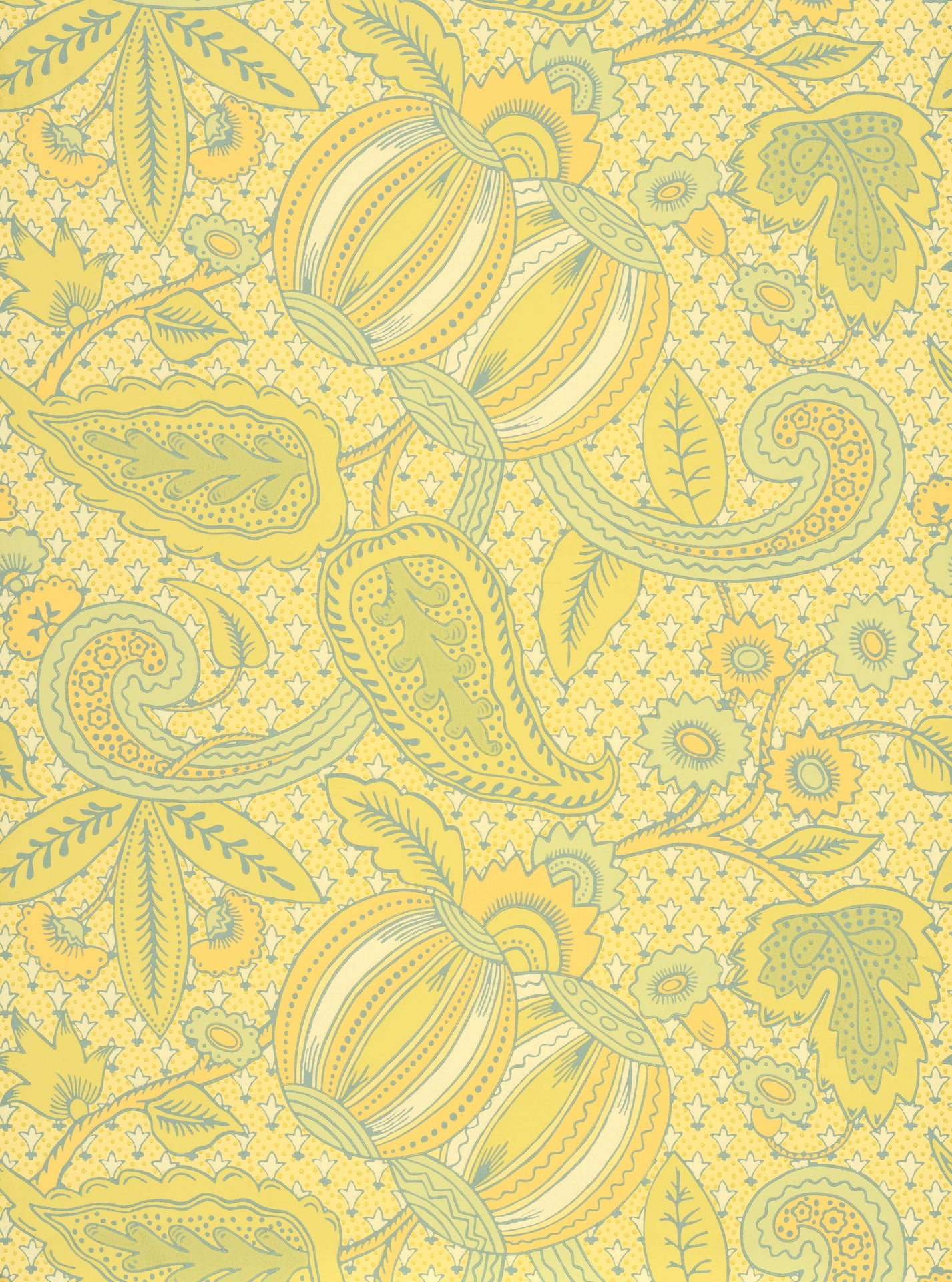 Little Green National Trust Papers Pomegranate Citron