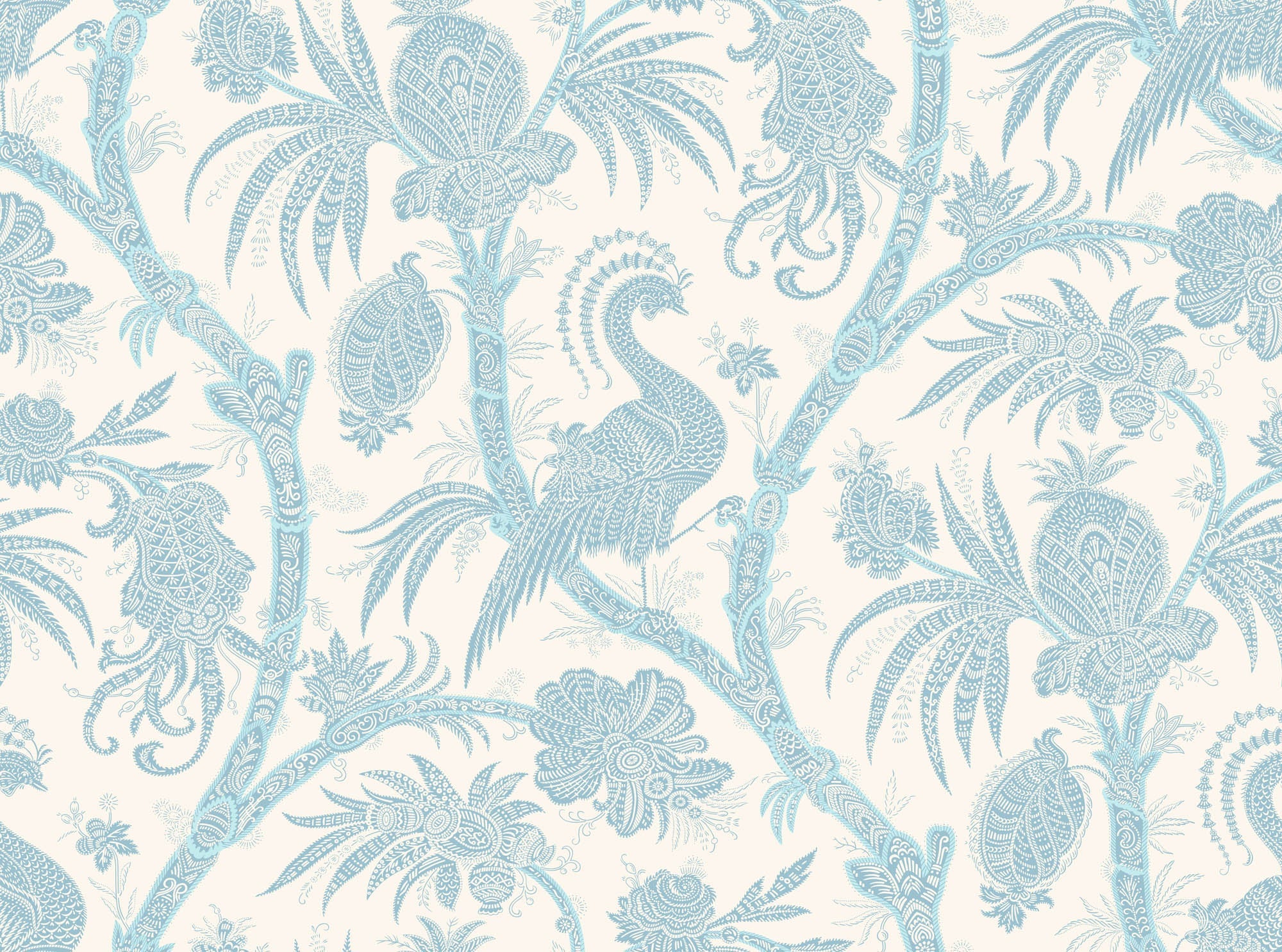 Hooked on Walls Scalamandré Balinese Peacock JV26041