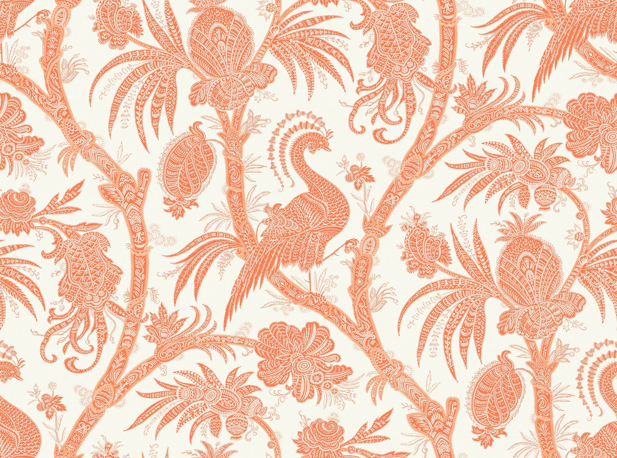 Hooked on Walls Scalamandré Balinese Peacock JV26043