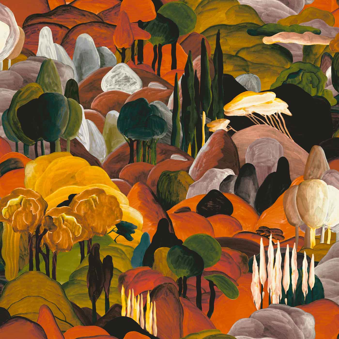 Arte Decors & Panoramiques All'Ombra Dei Cipressi 97500 Behang