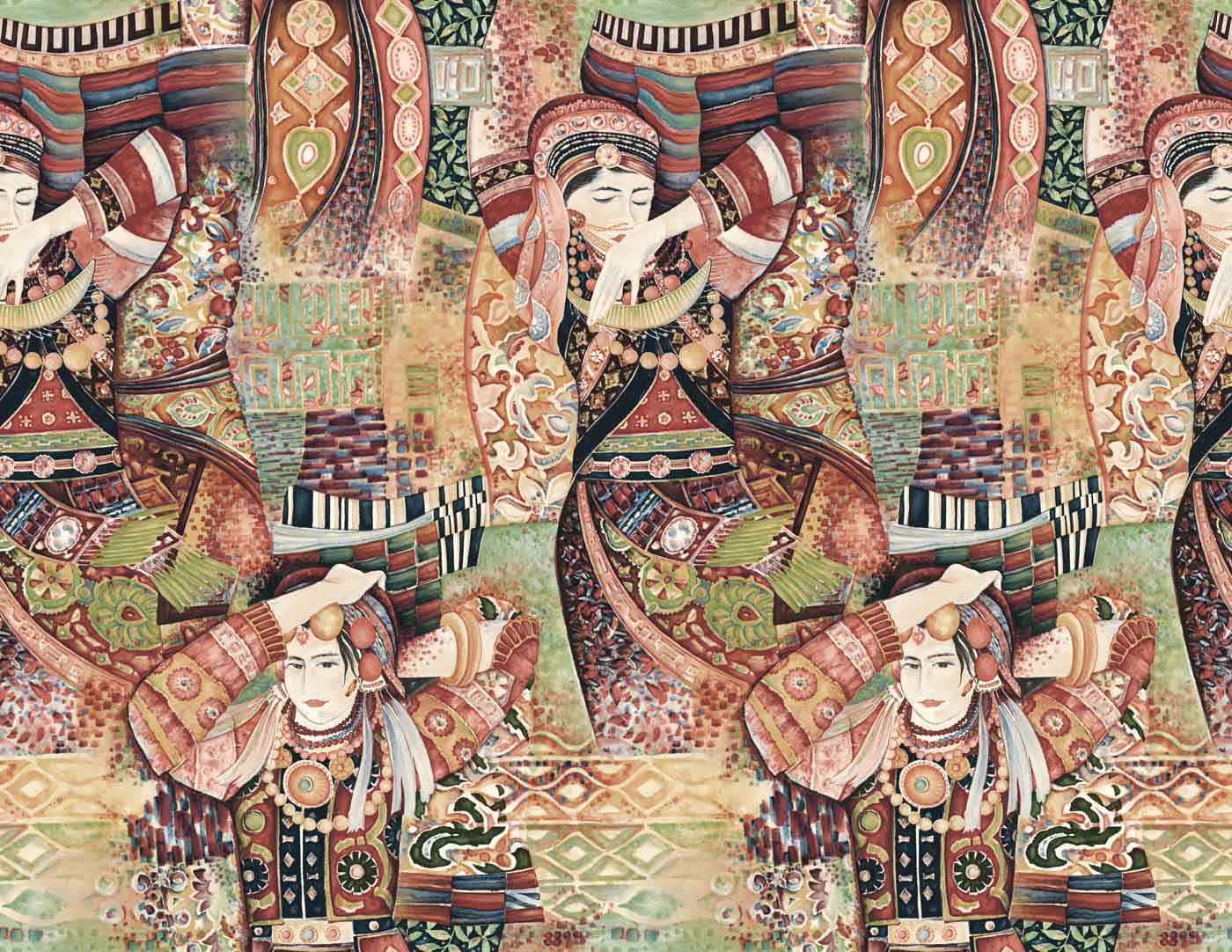 Arte Decors & Panoramiques Odisha Dance 97641 Behang