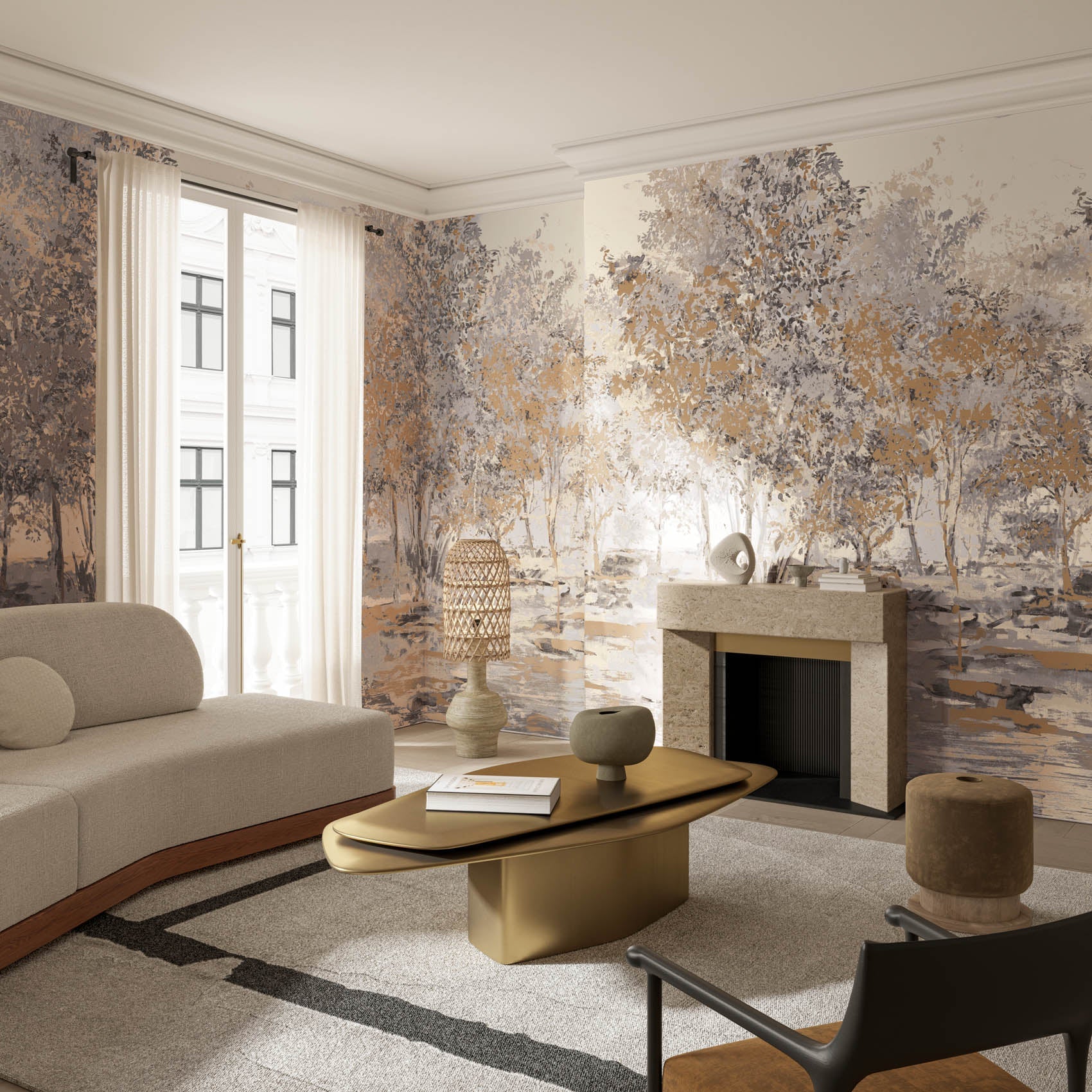 Arte Essentials Brushed Suede Sherwood 59641 Behang