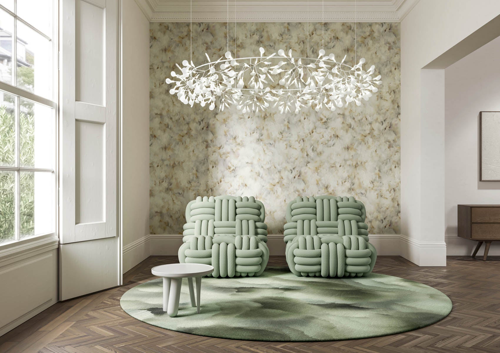 Arte Moooi Green House Silk Bombis MO5012 Behang