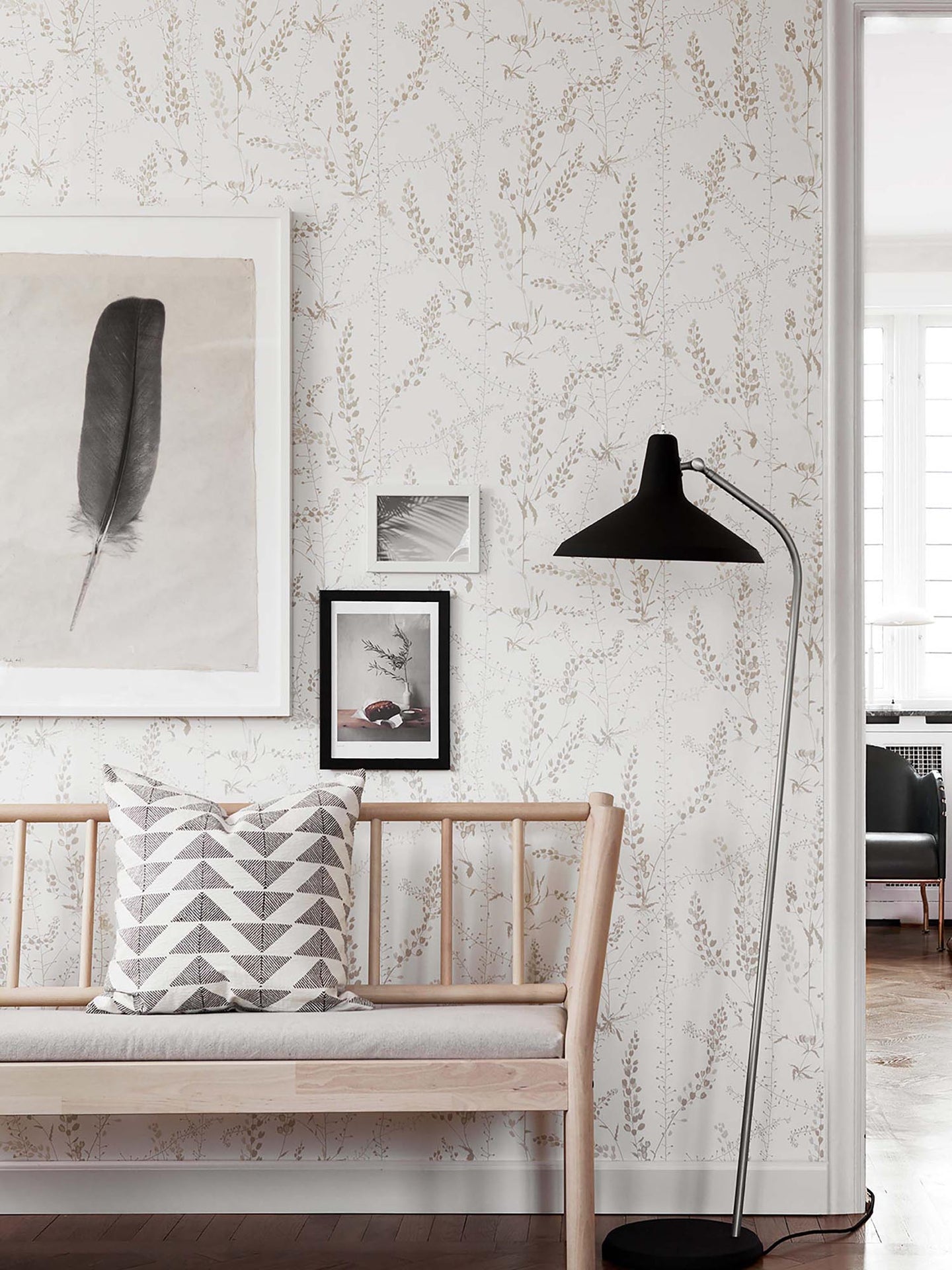 Boråstapeter Scandinavian Designers II Bladranker 1785 Behang