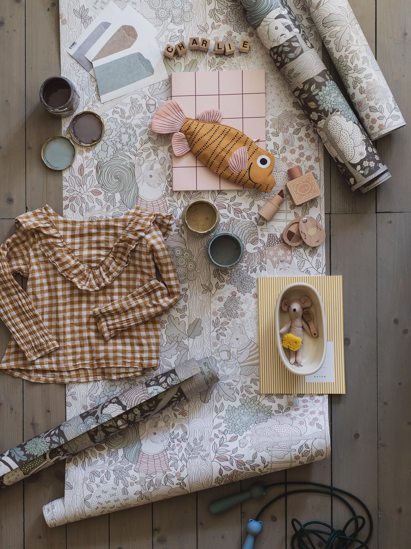 Boråstapeter Scandinavian Designers Mini Charlie 6291 Behang