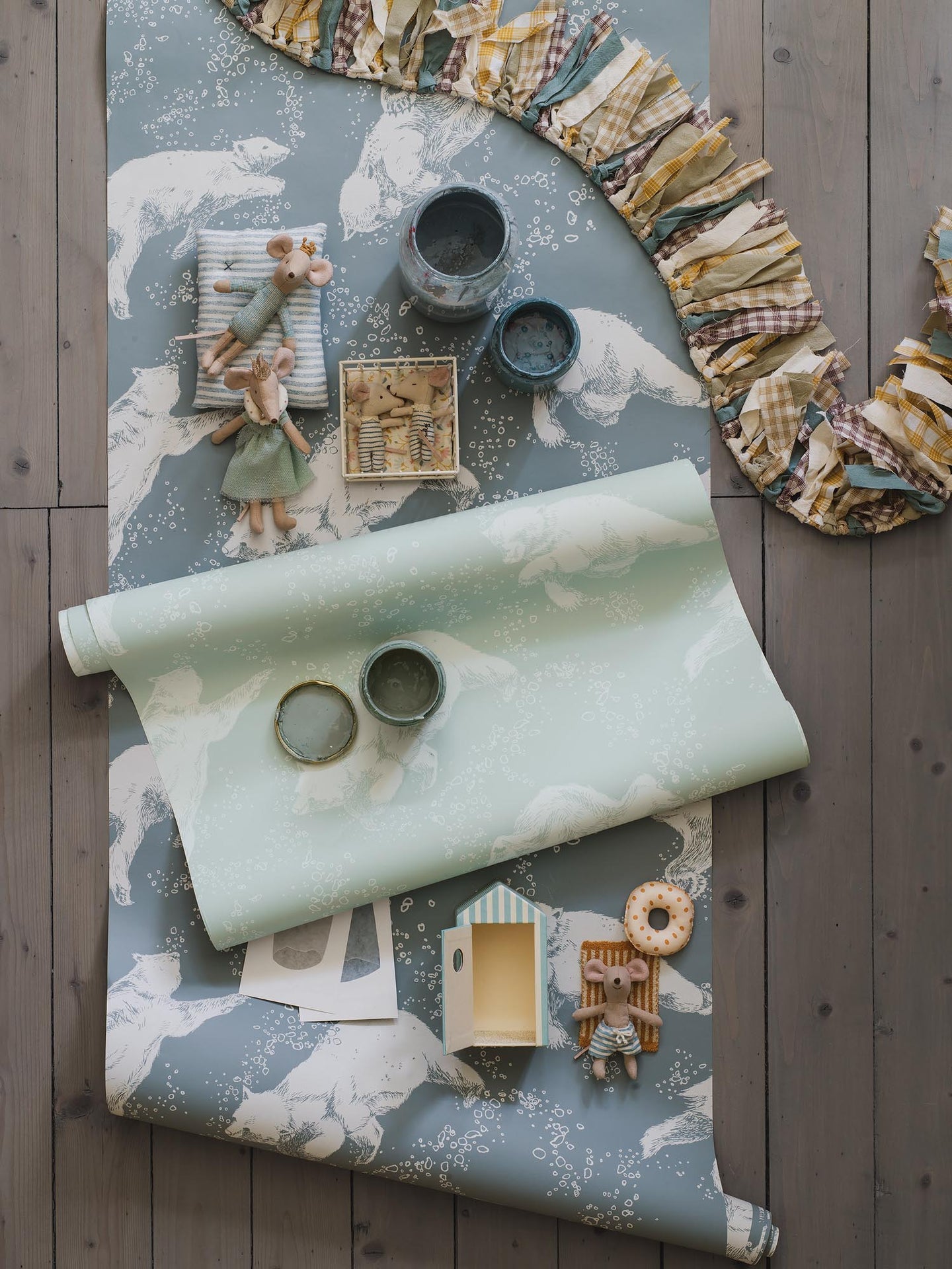 Boråstapeter Scandinavian Designers Mini Polarn 6292 Behang