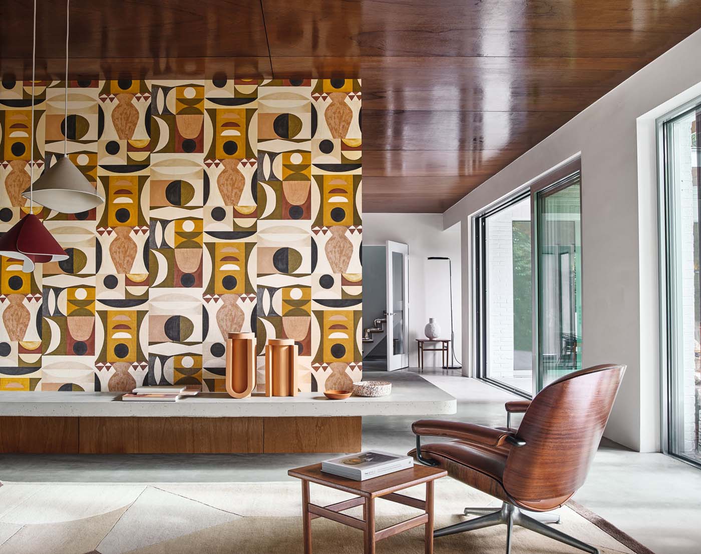 Casamance Mouvements Auguste - 76032446 Behang