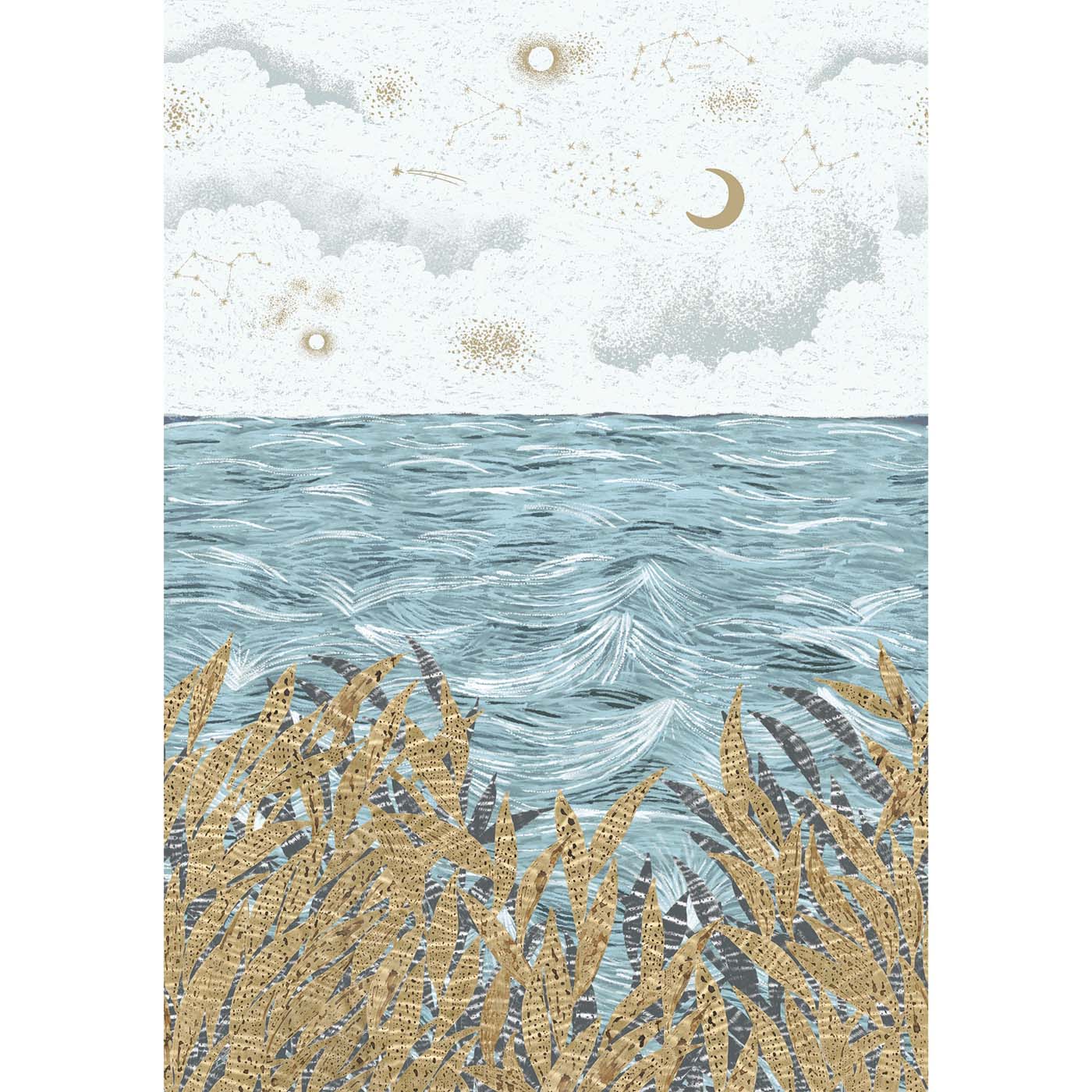 Casamance Nuit D'Orient Callisto - 75432344 Behang