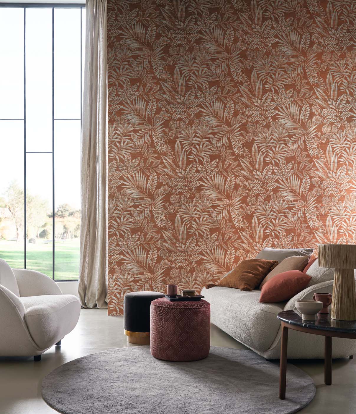 Casamance Sisalana Mandrare - 70865080 Behang