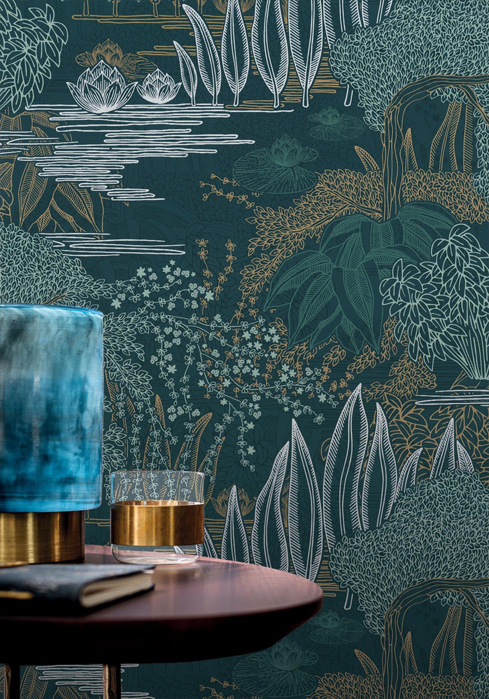 Casamance Square Jasmin Jasmin - 75680304 Behang