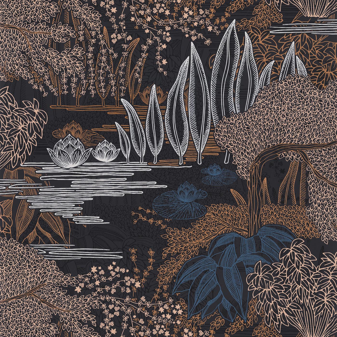 Casamance Square Jasmin Jasmin - 75680406 Behang