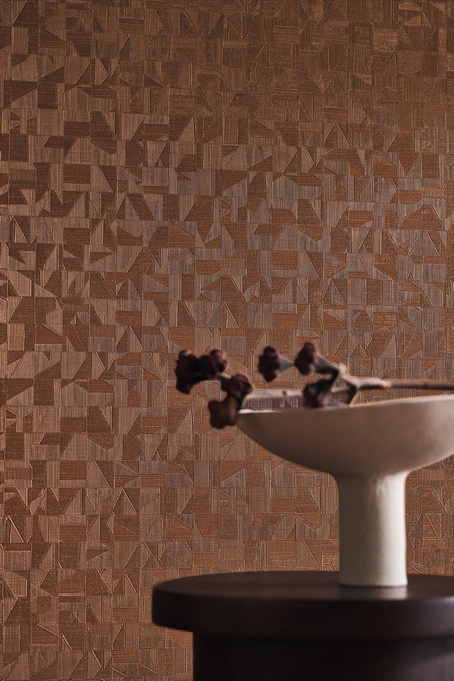 Casamance Textures Métalliques Tiznit - B74401160 Behang