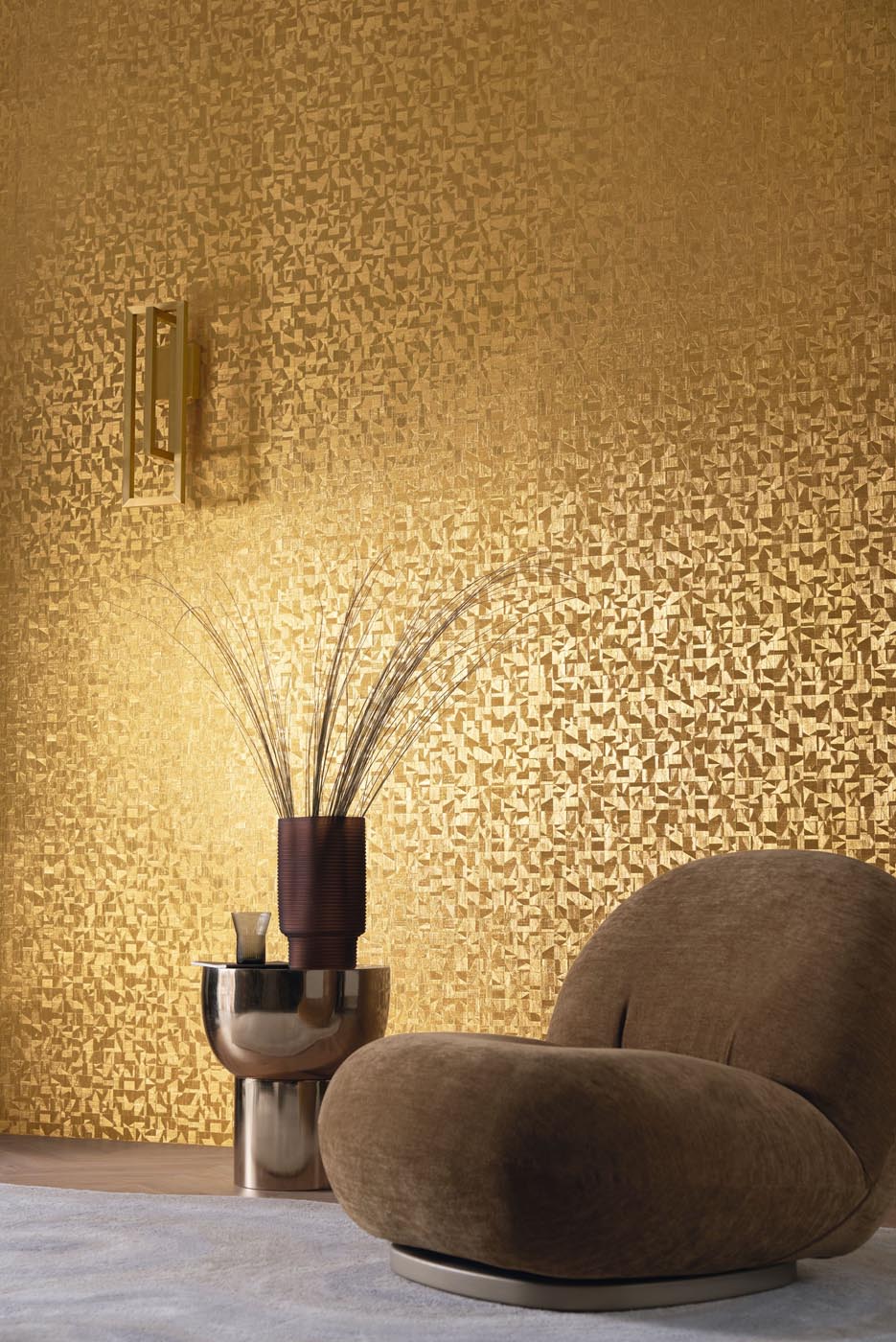 Casamance Textures Métalliques Veladero - 75740202 Behang