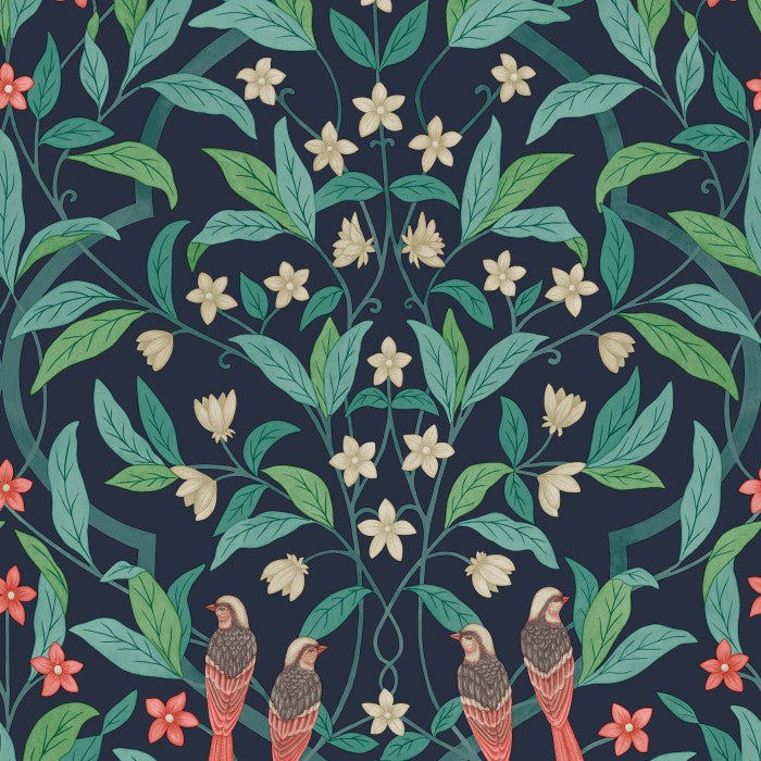 Cole & Son Seville Jasmine & Serin Symphony 117/10030
