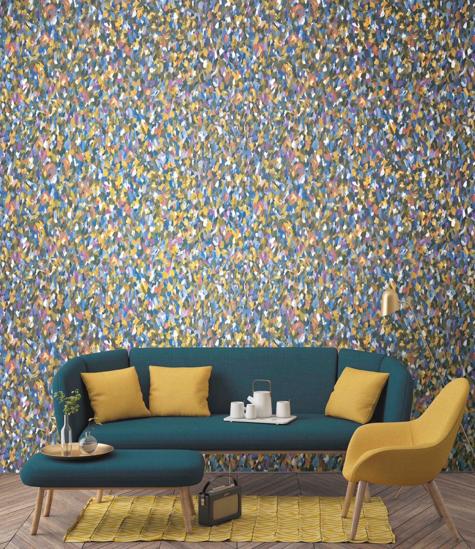 Hooked on Walls Academy Blumen 25650 Behang