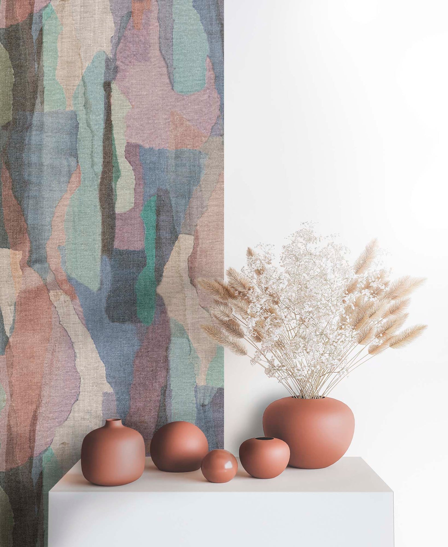 Hooked on Walls Aquarel Collage 27701 Behang