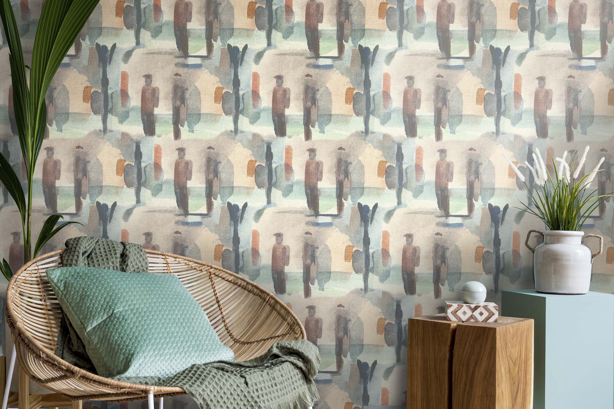 Hooked on Walls Aquarel Passant 27710 Behang