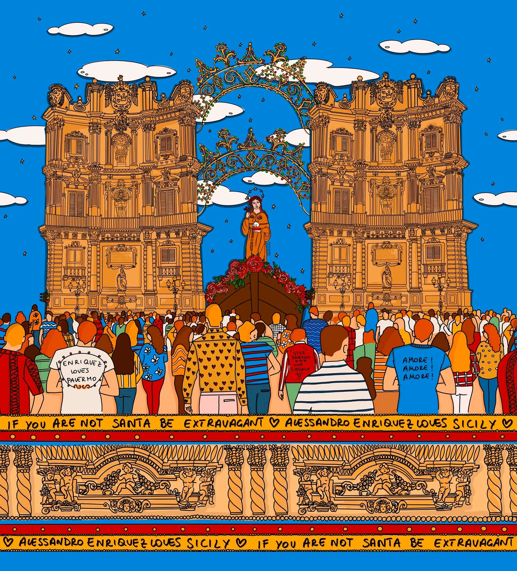 Hooked on Walls Enriquezland Santa Rosalia 25544 Behang