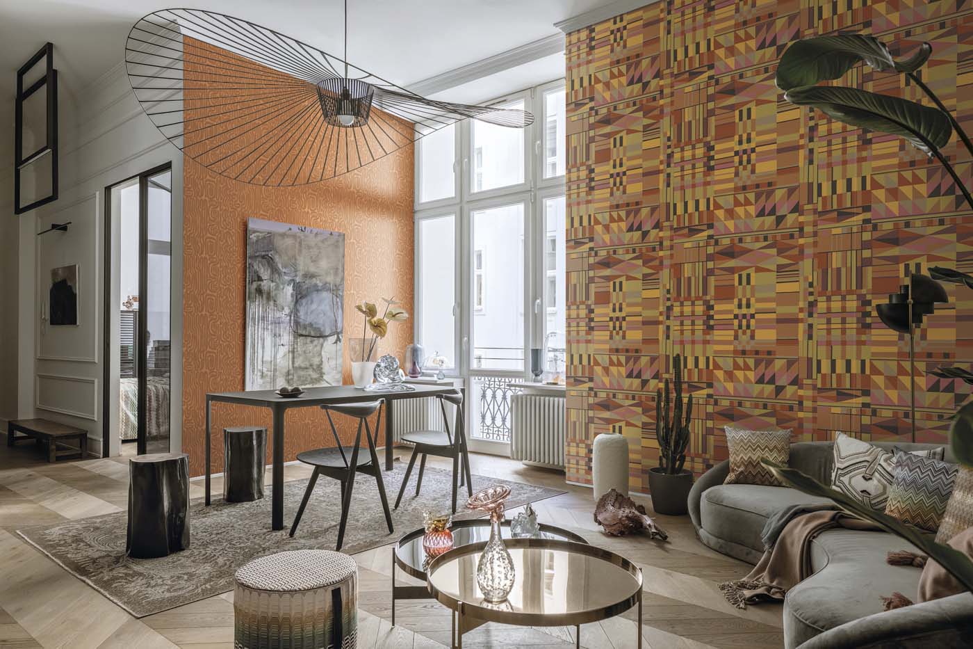 Hooked on Walls Linen Lyrics Bantu 34770 Behang