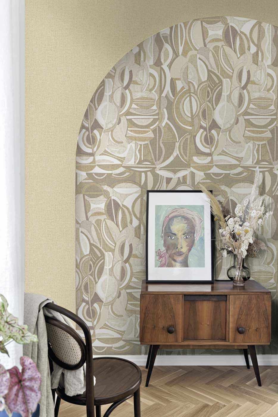 Hooked on Walls Linen Lyrics Eclettico 34740 Behang