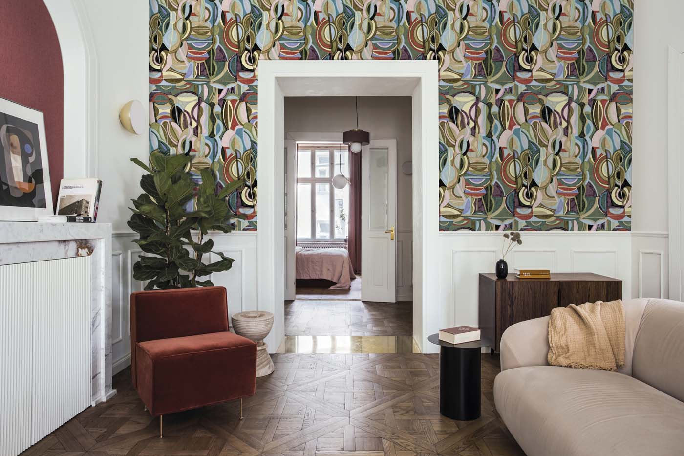 Hooked on Walls Linen Lyrics Eclettico 34741 Behang