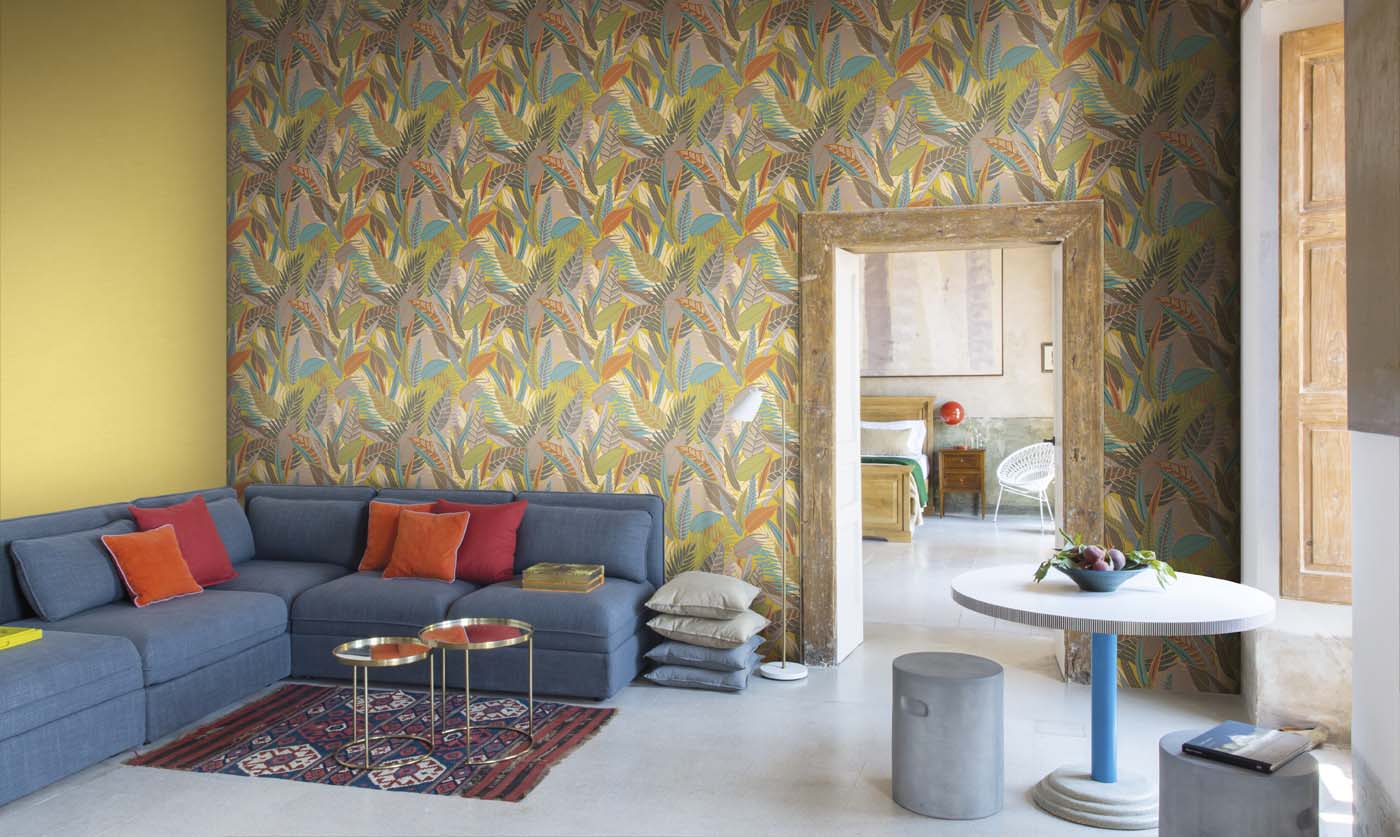 Hooked on Walls Linen Lyrics Kongo 34751 Behang