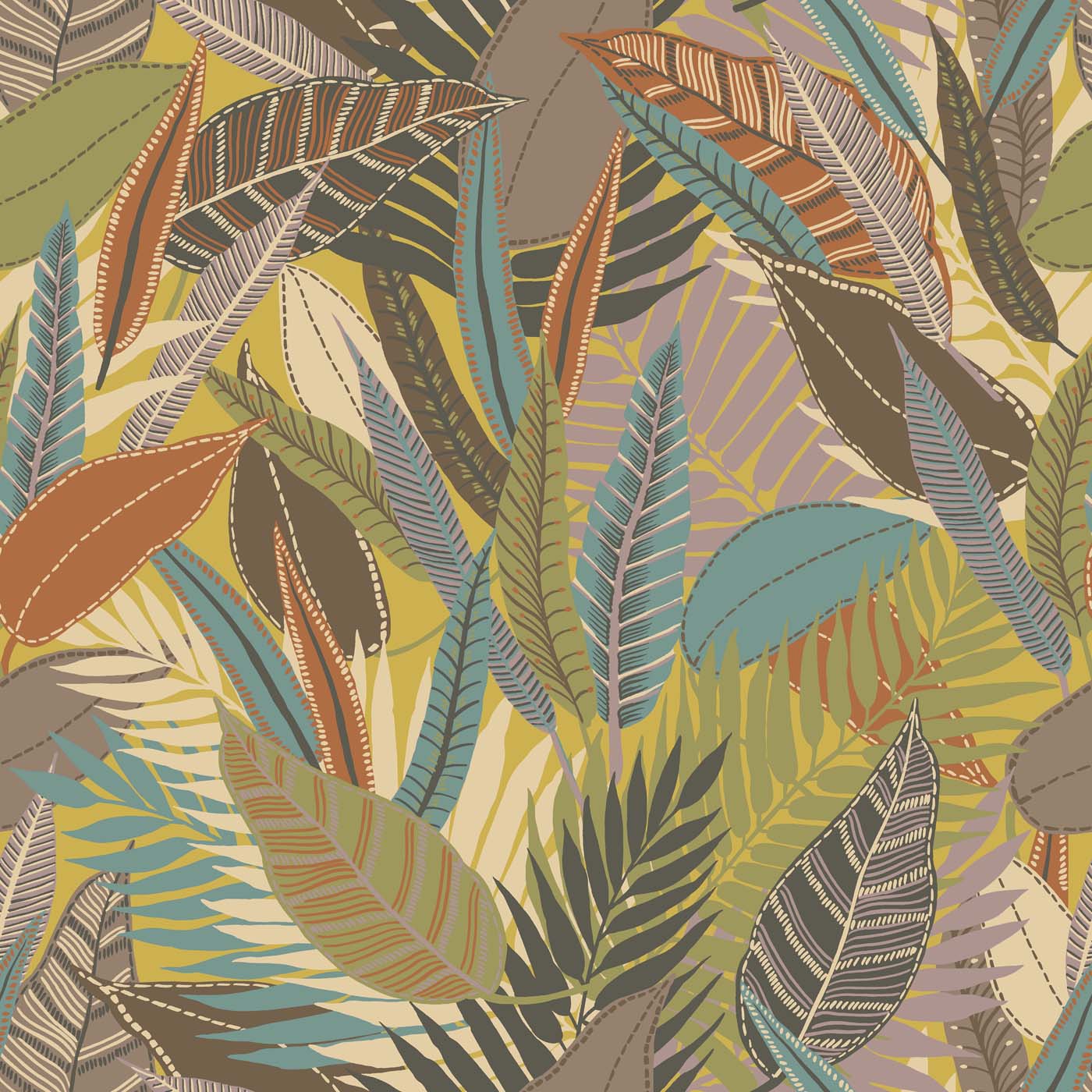 Hooked on Walls Linen Lyrics Kongo 34751 Behang