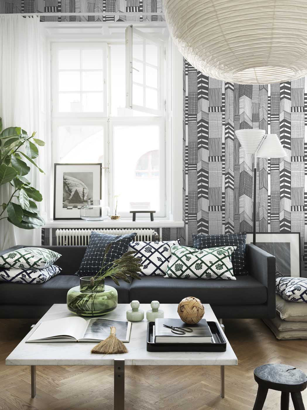 Hooked on Walls Marimekko Volume 05 Ruutukaava 14111 Behang