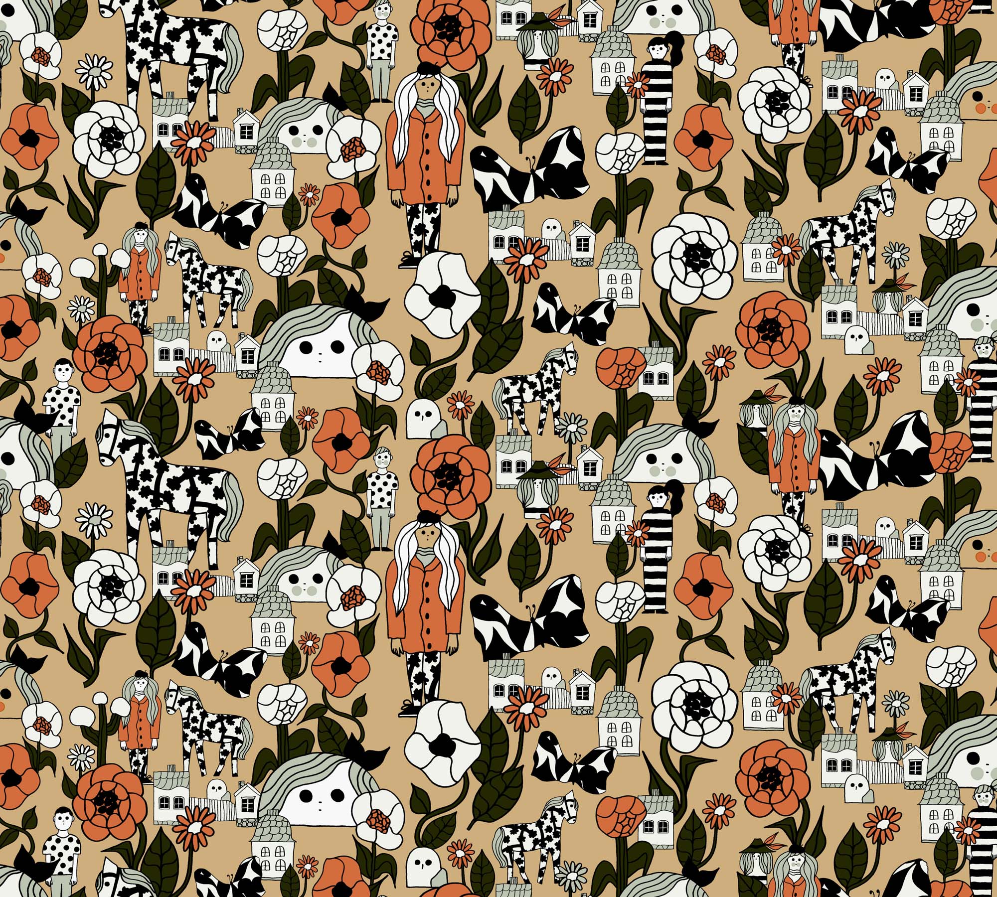 Hooked on Walls Marimekko Volume 06 Marikyla 25165