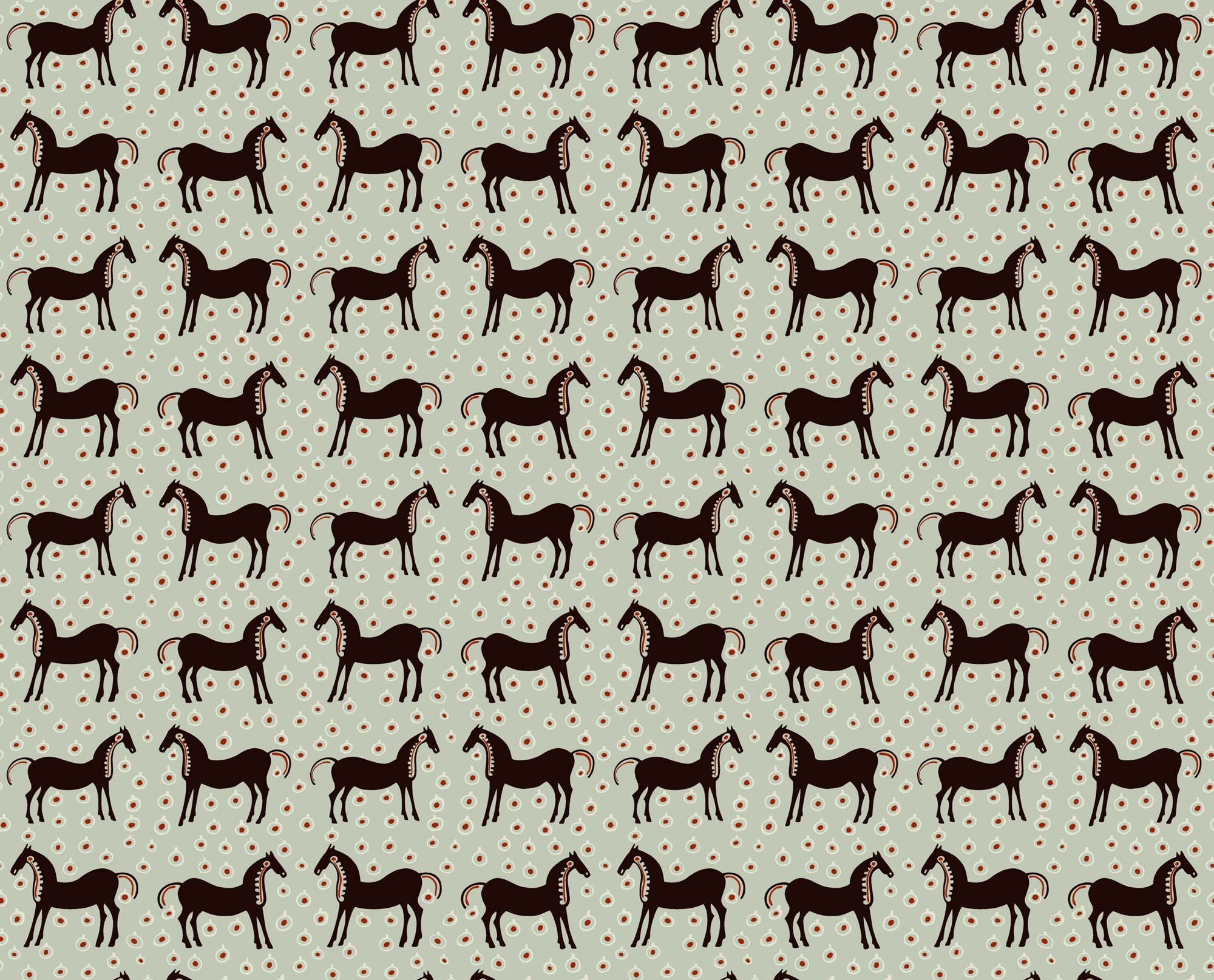 Hooked on Walls Marimekko Volume 06 Musta Tamma 25172