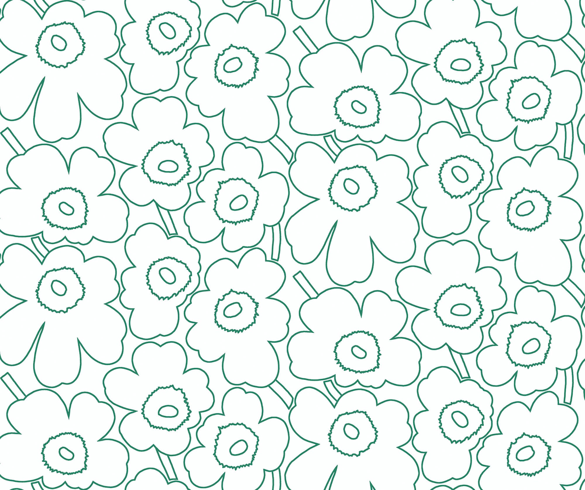 Hooked on Walls Marimekko Volume 07 Piirto Unikko 25913 Behang